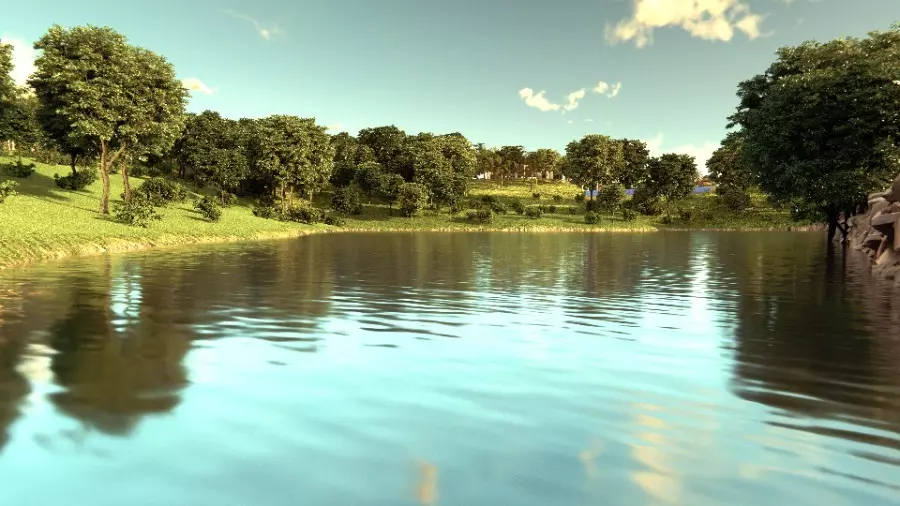 Lago comtemplativo